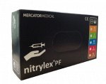 Перчатки нитрил. неопудренные текстурир. NITRYLEX PF BLACK ЧЕРНЫЕ (50 пар)
