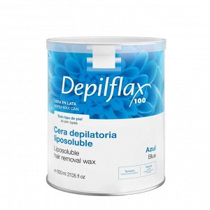Воск в банке азуленовый Depilflax 800мл
