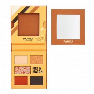 PARISA Тени - палитра "MIX & MATCH" №3 ORANGE