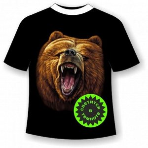 Подростковая футболка с медведем 354