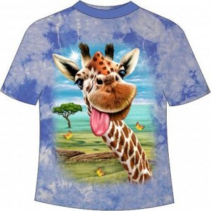 Мир Маек Подростковая футболка Жираф веселый ММ 799