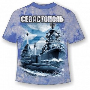 Мир Маек Подростковая футболка Севастополь Андреевский флаг ММ 756