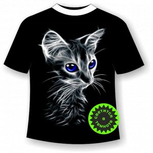Мир Маек Подростковая футболка с котенком 761