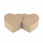 Заготовка для декорирования &quot;Love2art&quot; PAM-058 &quot;коробочка-сердца&quot; папье-маше 20 х 11.5 х 5 см СК/Распродажа .