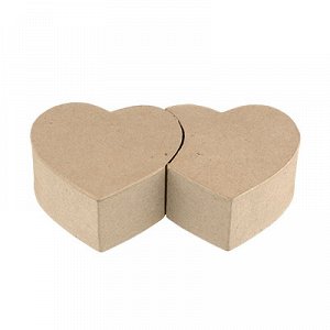 Заготовка для декорирования "Love2art" PAM-058 "коробочка-сердца" папье-маше 20 х 11.5 х 5 см СК/Распродажа .