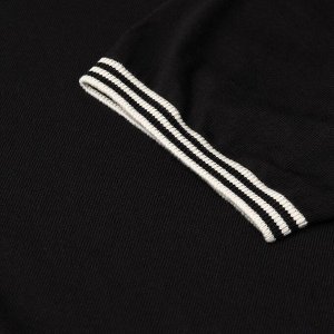 Джемпер мужской короткий рукав MINAKU REGULAR FIT: чёрный
