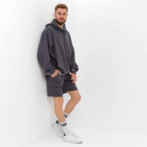 Худи мужское MIST Men's casual, цвет графитовый