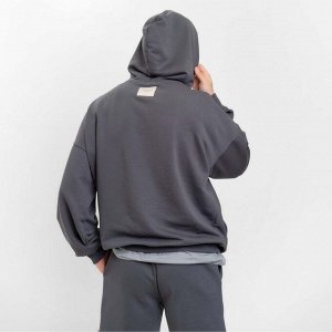 Худи мужское MIST Men's casual, цвет графитовый