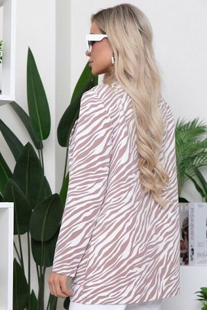 Жакет 8202 Жакет из костюмной ткани.
50% вискоза,45% п/э,5% лайкра