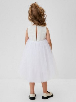 Платье нарядное детское MINAKU: PartyDress цвет белый.