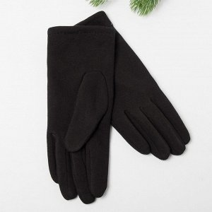 Перчатки женские Collorista "Классика", размер 17, цвет чёрный