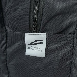 Рюкзак молодёжный, Luris «Корсо», 44 x 30 x 17 см, эргономичная спинка, «Штрих», серый