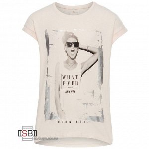 Футболка | ; Состав: 95% Хлопок,  5% Эластан; Цвет: Pearl; Бренд: name it; Пол: дети[Ж]
