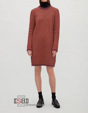 SALE Платье | Вязаное платье прямого кроя