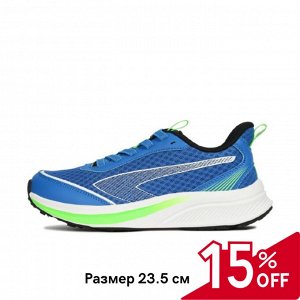 TIGORA Running Shoes BLYG - Беговые кроссовки для детей, синий с зеленым, размер 23.5 см