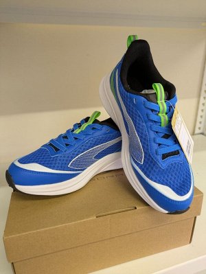 TIGORA Running Shoes BLYG - Беговые кроссовки для детей, синий с зеленым, размер 23.5 см