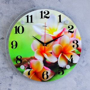 Часы настенные, серия: Цветы, &quot;Цветки&quot;, 30х30 см, микс