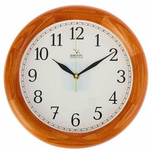 Часы настенные, серия: Классика, "Классика", деревянный обод, 30х30см,  микс
