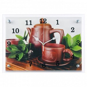 Часы настенные, серия: Интерьер, "Японский чайный набор", 25х35  см, в ассортименте