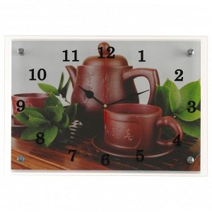 Часы настенные, серия: Интерьер, "Японский чайный набор", 25х35  см, в ассортименте