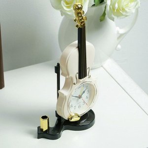 Будильник "Скрипка с пюпитром", 27х10 см, микс