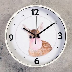 Часы настенные, серия: Животный мир, "Бэмби", d=30 см