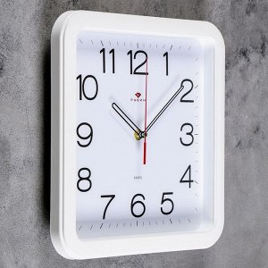 Часы настенные квадратные "Белая классика", 29х29 см в ассортименте