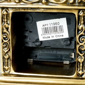 Часы настольные "Эрато", цвет золото, 26х11.5х7.5 см