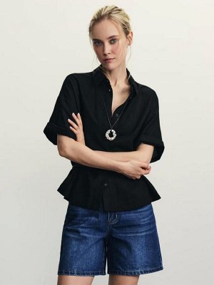 Шорты джинсовые женские индиго