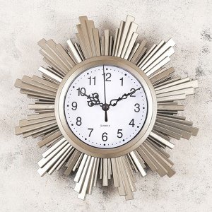 Часы настенные, серия: Интерьер, "Альби", d= 11 см, 25 х 25 см