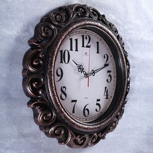 Часы настенные, серия: Классика, "Витсанд", черная бронза, 40.5 см