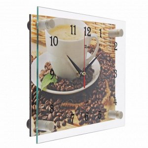 Часы настенные, серия: Кухня, "Чашка кофе", 20х26  см, в ассортименте