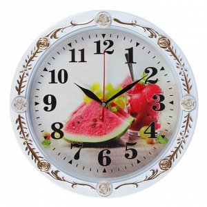 Часы настенные, серия: Кухня, "Натюрморт", микс, d=30 см 275699