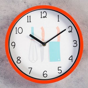 Часы настенные, серия: Кухня, "Амадора", d=25 см, микс
