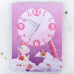 Часы настенные «Время чудес», 24 - 33 см, с декором