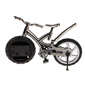Будильник "Велосипед", дискретный ход, d=6.5 см, 12 х 22 см, микс