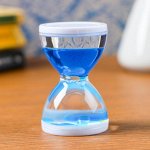 Гелевые песочные часы &quot;Бордерия&quot;, на 1 минуту, 7 х 5 см, микс