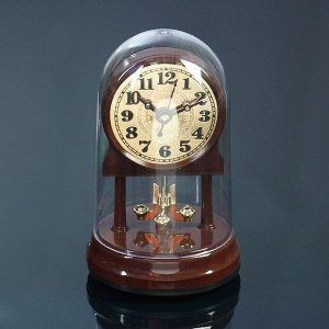 Часы настольные с маятником "Эстет", 13.5х8.5 см, микс