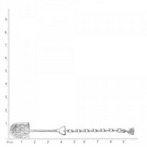 Сувенир из серебра "Греби деньги лопатой"  - 1040