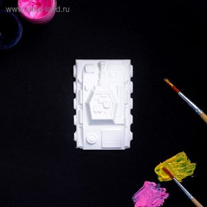 Фигура под роспись ""Танк"" 9х6х2см