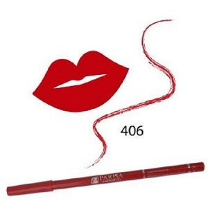 PARISA Карандаш для губ № 406 красно-коричневый