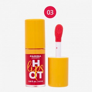 PARISA Масло оттеночное для губ "HOT LIPS" 03 NEWS FEED (арбуз) 4,8мл