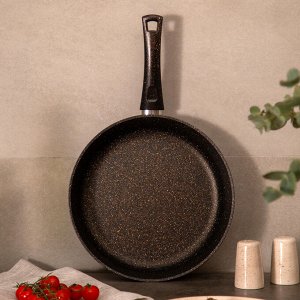 Глубокая сковорода с антипригарным мраморным покрытием GRANITE, 28 см x 6,6 см, 1 шт.