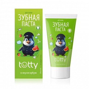Детская зубная паста TOTTY со вкусом арбуза 3+, 50 мл