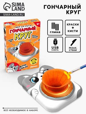 Набор для опытов «Гончарный круг: Собачка»