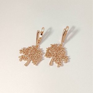 Серьги под золото бижутерия