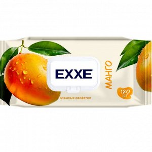 Влажные салфетки EXXE МАНГО 120шт. с крышкой