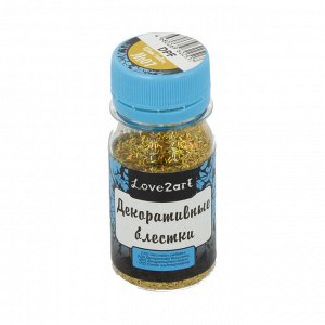 "Love2art" Декоративные блестки DPF 1.5 x 0.2 мм 4 уп. х 15 г № 01 серебряный