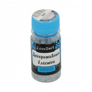 "Love2art" Декоративные блестки DPF 1.5 x 0.2 мм 4 уп. х 15 г № 01 серебряный