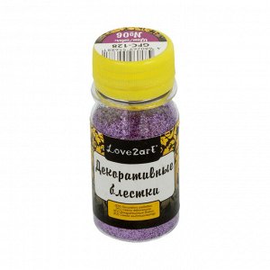 "Love2art" Декоративные блестки GFC-128 0.2 мм 4 уп. х 20 г № 01 белый